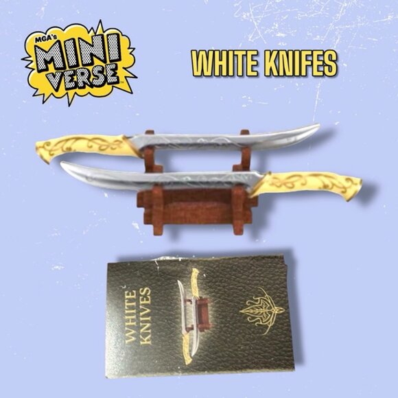 MGA's Miniverse + Make It MIni The Lord of the Rings™ WHITE KNIVES - Picture 7 of 7